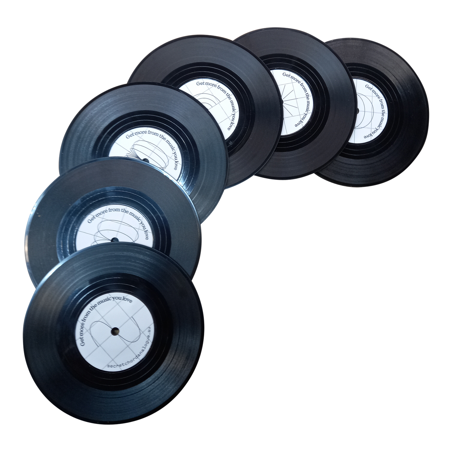 Vinyl Record Drink Coasters