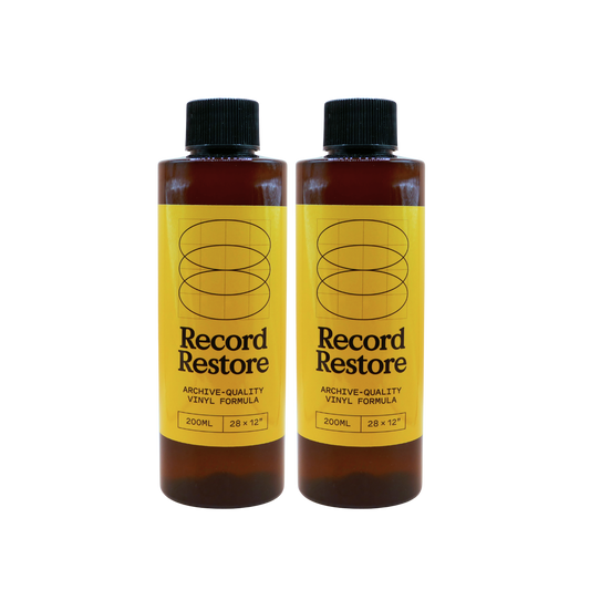 Record Restore Vinyl Record Cleaning Fluid Solution 2 bottles